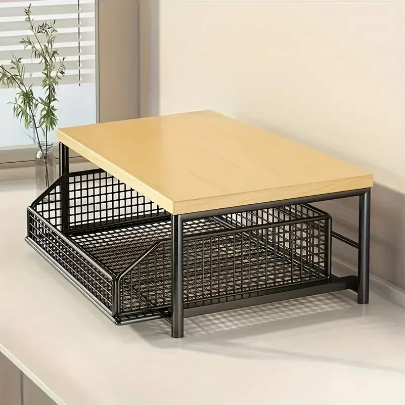 Kitchen Appliances Countertop - Modern Microwave Shelf Organizer, Space Saving