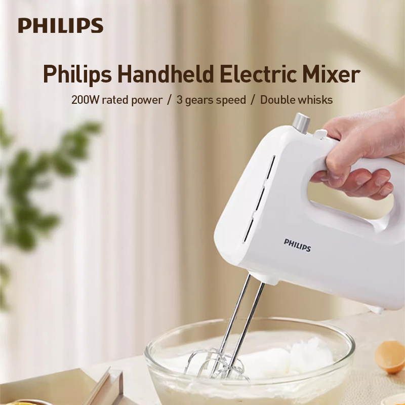Kitchen Appliances Integrated - Philips Handheld Electric Egg Beater 3-Speed