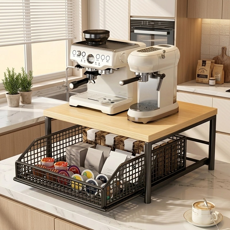 Modern Microwave Oven Rack, So - Kitchen Appliances Countertop recension och pris
