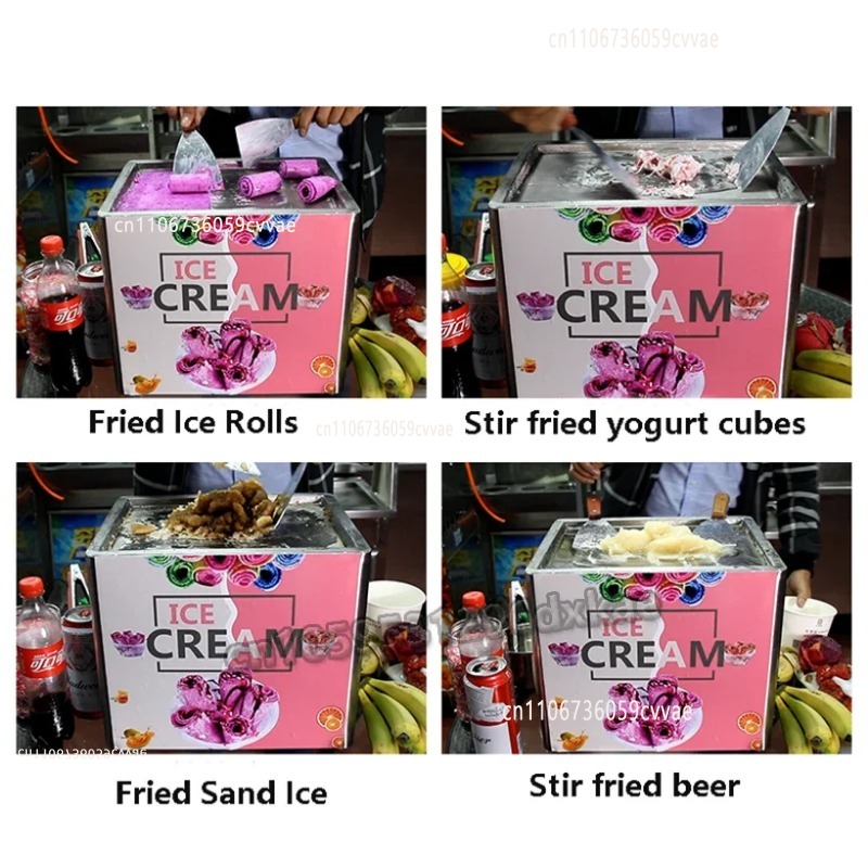 Yogurt Fried Ice Machine Elect - Ice Cream Maker Electric recension och pris