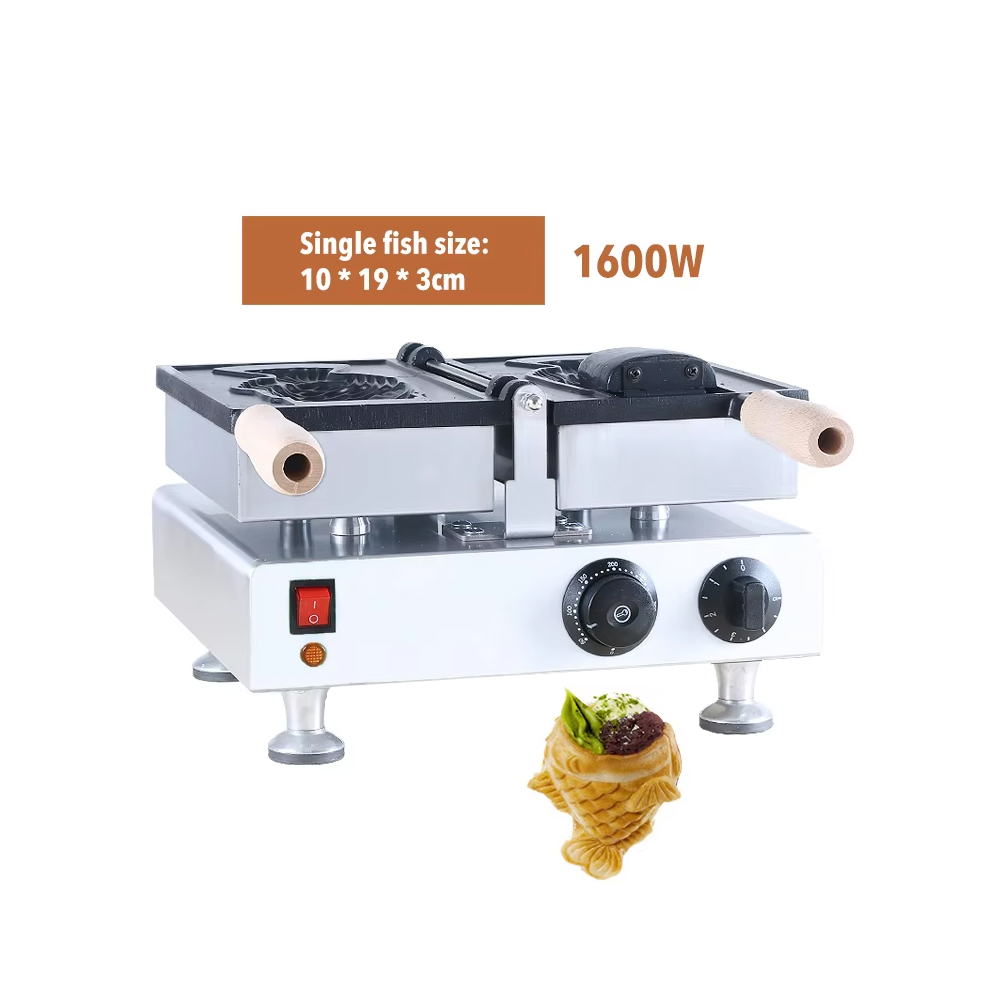 Commercial 1 Pcs Fish Taiyaki  - Ice Cream Maker Electric recension och pris