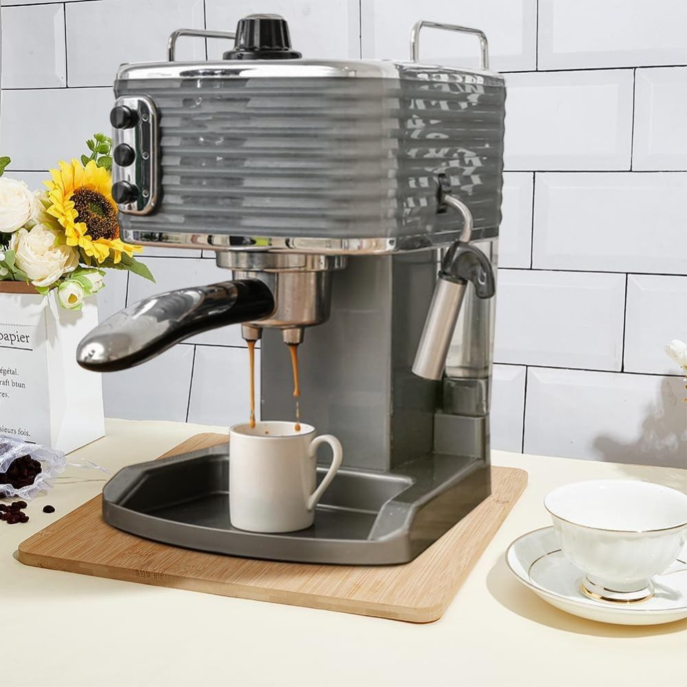 Bamboo Sliding Tray for Coffee - Kitchen Appliances Countertop recension och pris