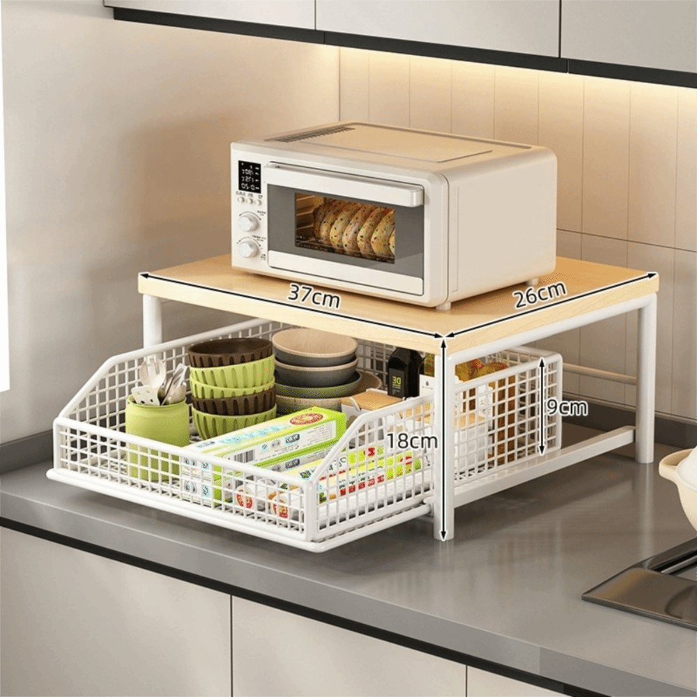 With Drawers Microwave Stand S - Kitchen Appliances Countertop recension och pris