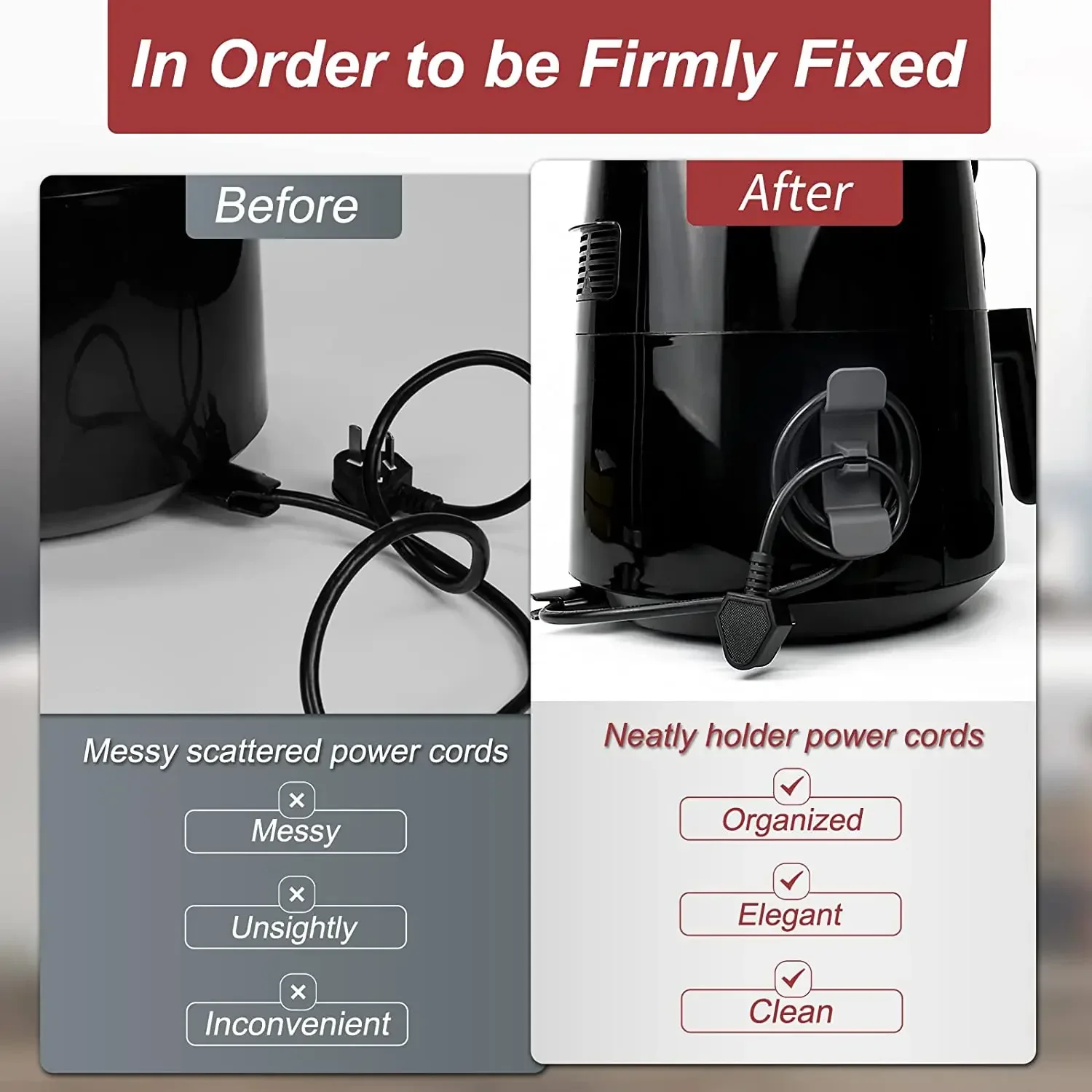 Cord Wrapper Cable Holder Clip - Kitchen Appliances Integrated recension och pris